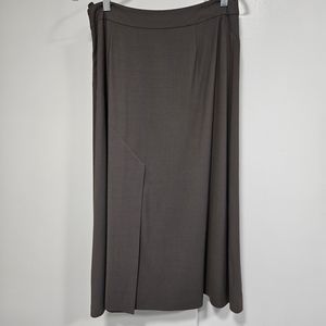 Eileen Fisher Gray A-Line Skirt
